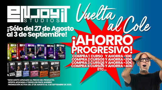 Rebajas Web Enjoy It Studios Vuelta al Cole