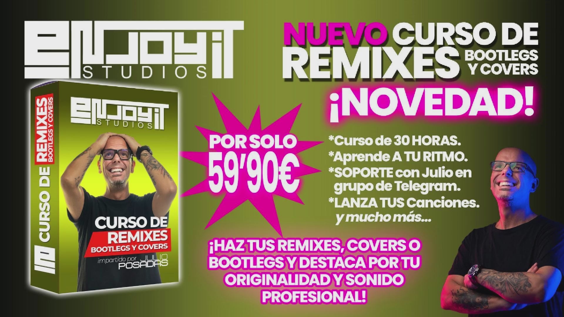 Curso de Remixes videos de presentación
